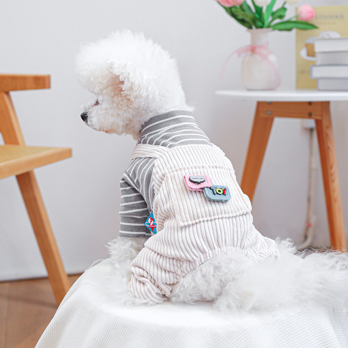 Cute Overall Dungarees detail