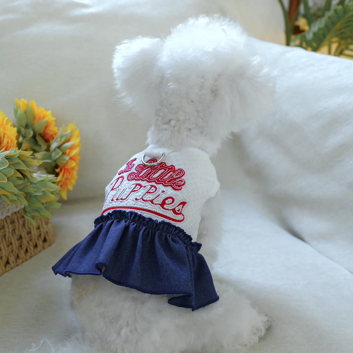 Abito in Denim Texas Moderno detail