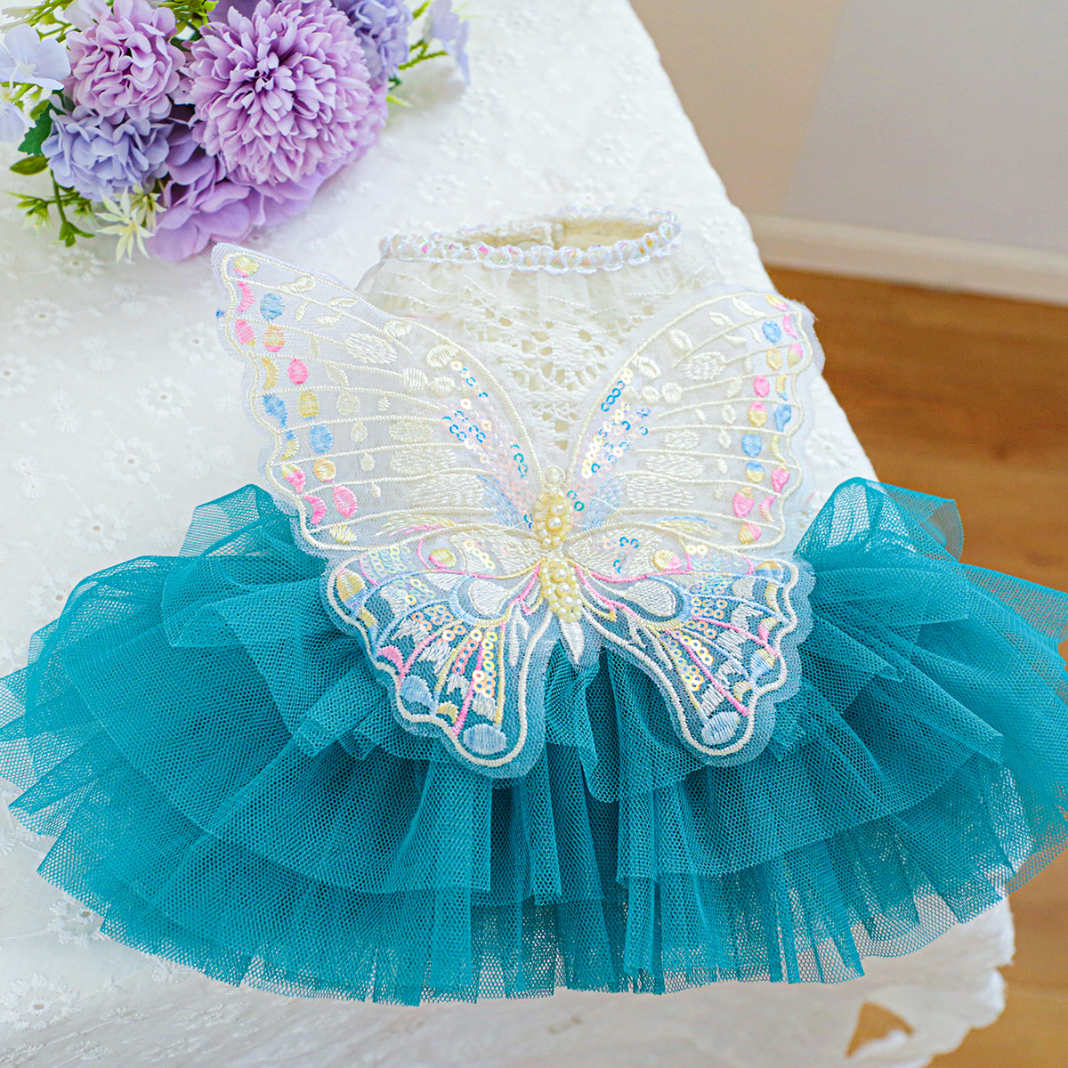 Butterfly Fairy Tulle Dress detail