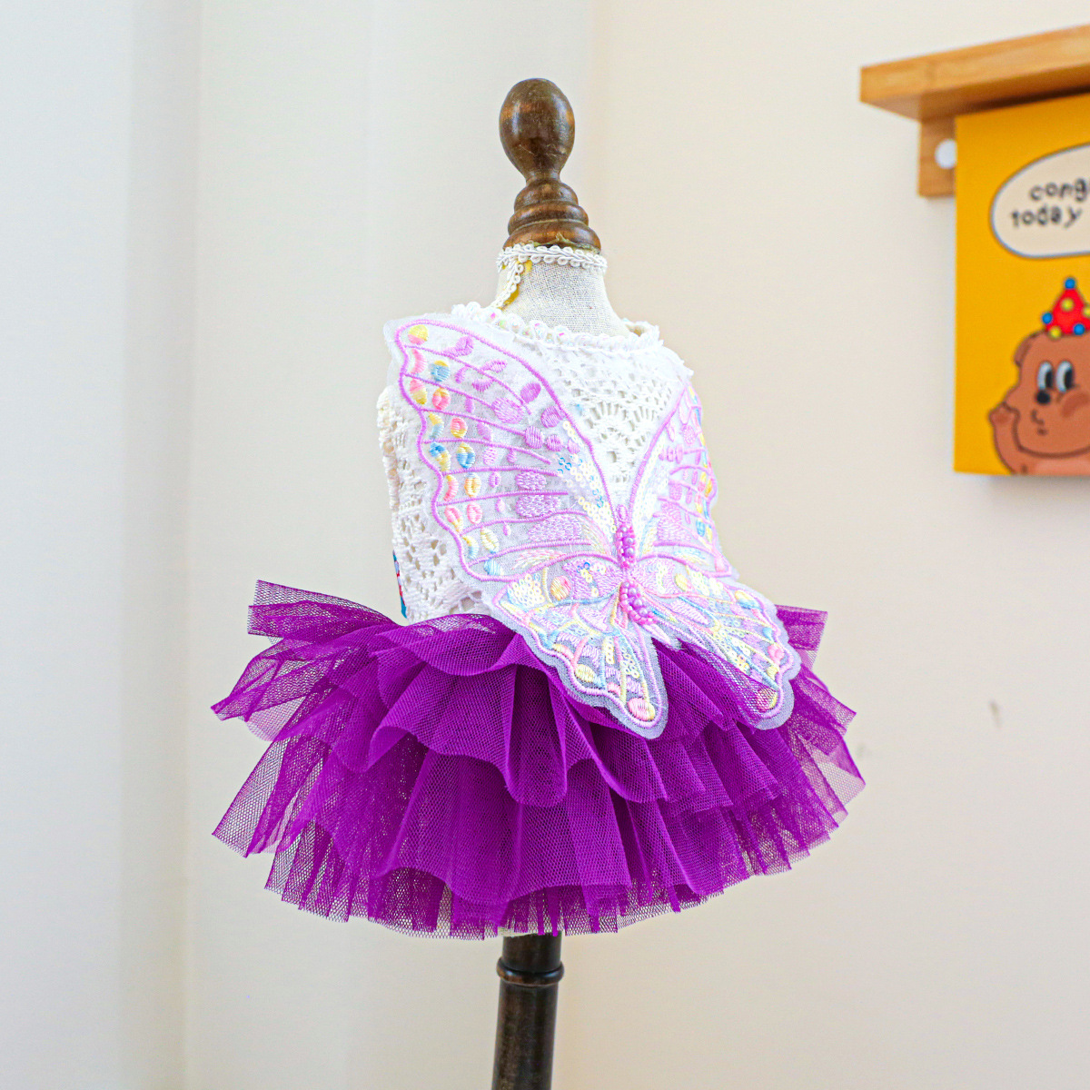Butterfly Fairy Tulle Dress detail