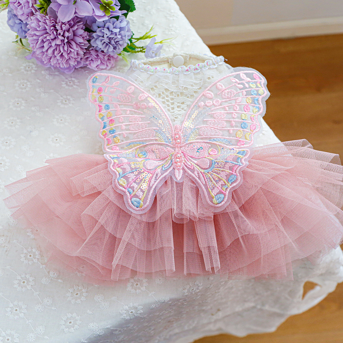 Butterfly Fairy Tulle Dress detail